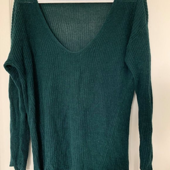 Aritzia Babaton "Jarrod" linen & silk green sweater (size XXS) - Picture 2 of 4
